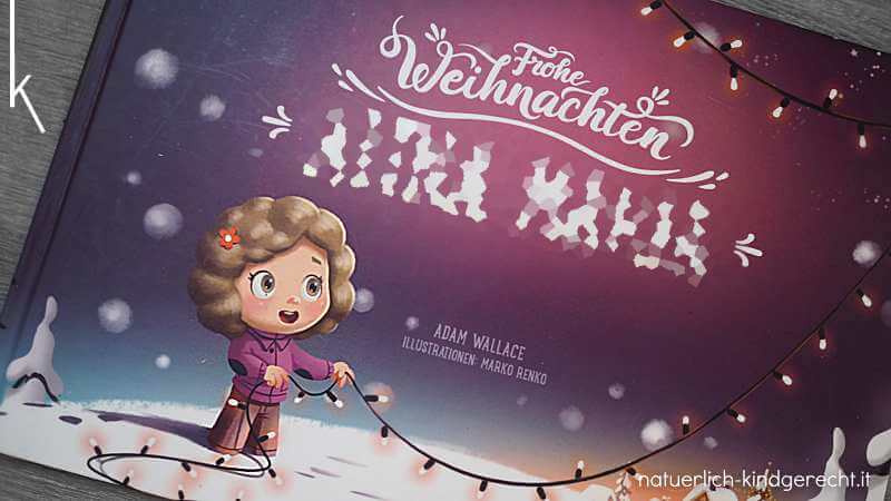 Persönliches Weihnachtsbuch Geschenkidee für Kinder für Weihnachten personalisiertes Weihnachtsbuch